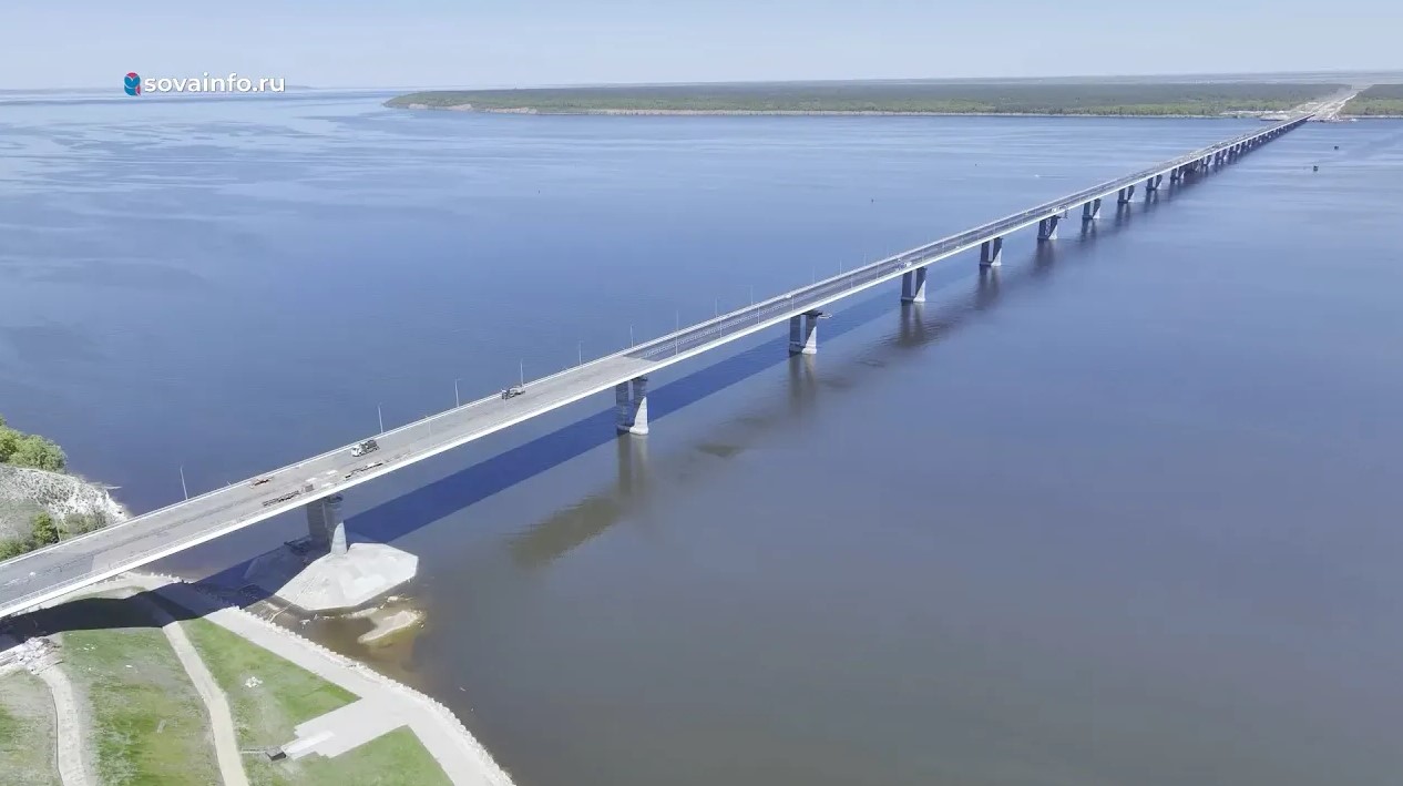 Финальный этап строительства Волжского мостового перехода. Спецрепортаж
