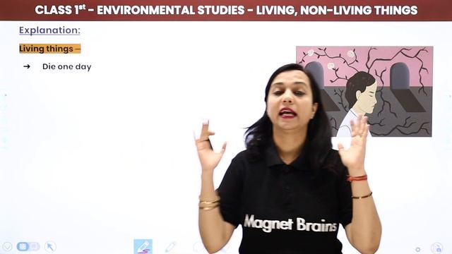 Class 1 EVS | Living, Non-living Things - Explanation