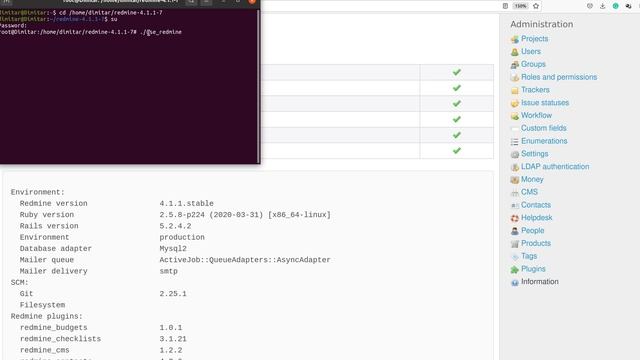 Installing the Redmine Agile plugin on Bitnami Stack with Ubuntu Linux OS