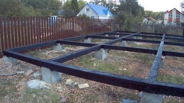 пол и стены дома из сип панелей