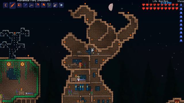 Terraria - A Tour to my small quiet town