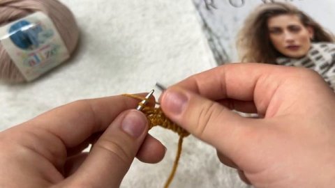 Красивый и простой рельефный узор спицами для вязания мужских и женских кардиганов и шапок!