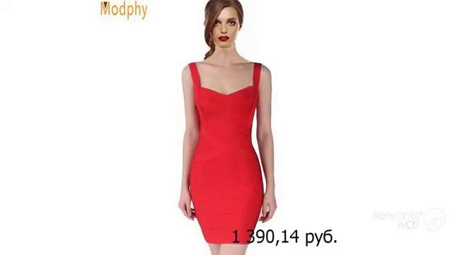 Одежда с Aliexpress - Красное платье.