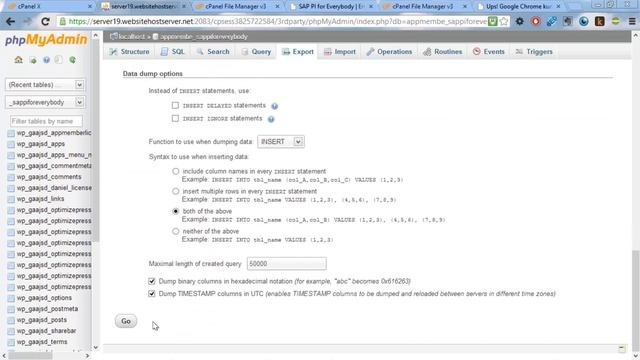 Create a test domain for wordpress