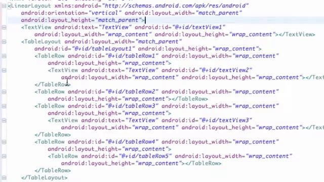 111 TableLayout and Intro SQLite Database