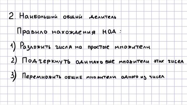 ?? Наибольший общий делитель (НОД): Разбираемся!