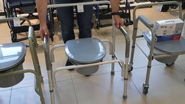 Обзор различных санитарных стульев для маломобильных пациентов