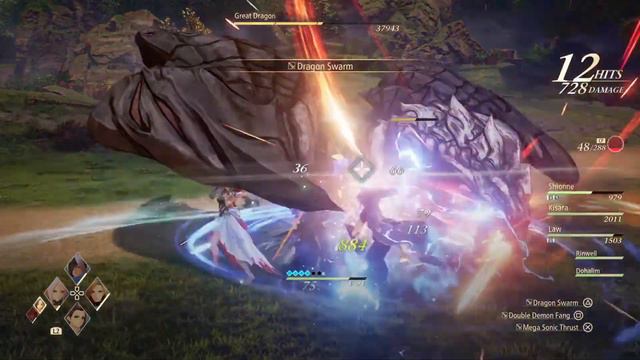 Tales Of Arise - Great Dragon Boss Fight