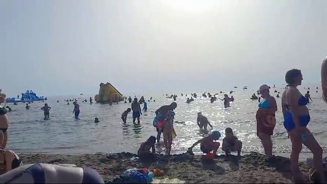 Анапа. Центральный пляж в июне 2024