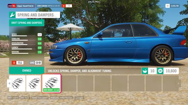 Forza Horizon 4: Barn Find #2 1998 Subaru Impreza 22B STI Customization