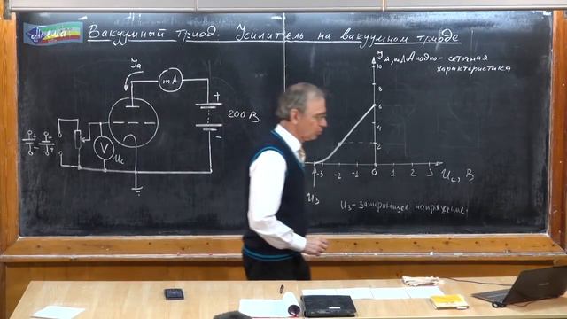 Урок 303. Вакуумный триод. Усилитель на вакуумном триоде