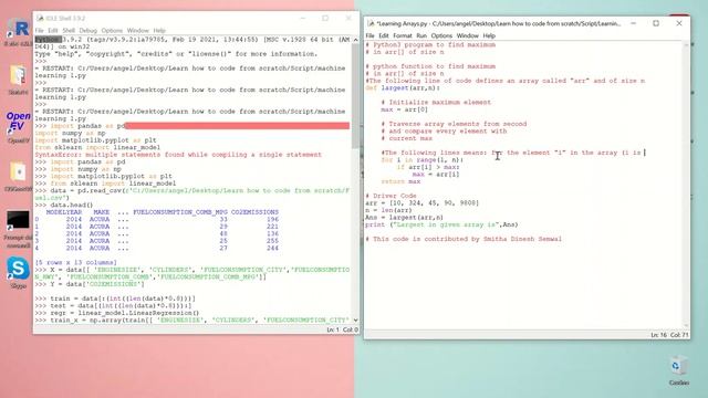 Function to Find Maximum in array of size n - Part 3  Python
