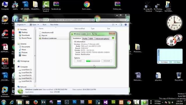 How to activate windows 7 Download windows 7 activatorloader 100 working