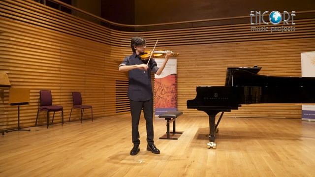 BACH : Partita in D minor, Sarabande & Gigue : Carlo Tremolada, violin@EncoreMusicProjects2022