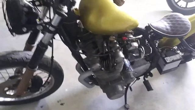 1977 Suzuki GS750 Hardtail Bobber chopper