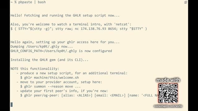 git decentralized: the workflow demo with self server