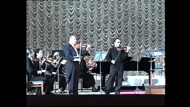 И-С Бах, Концерт ре-минор для двух скрипок, В.Иванов, А.Спивак (II часть)