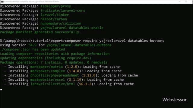 Add CSV Excel Export Button in Laravel Yajra Datatable