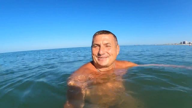 #Анапа. Сегодня 27.07.2022. Чёрное море. Пляж «Felicita». Утро 7.00 Море 25. Воздух 26.