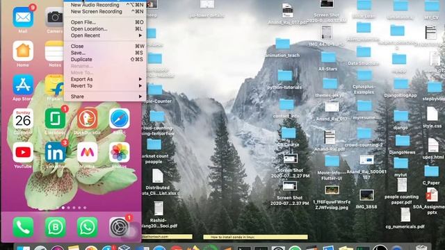 iPhone Screen Mirroring || How to mirror iPhone display to Mac or PC FREE