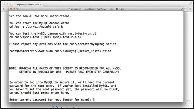 Cloud Server Set-Up: Installing MySQL (Part 6/8)