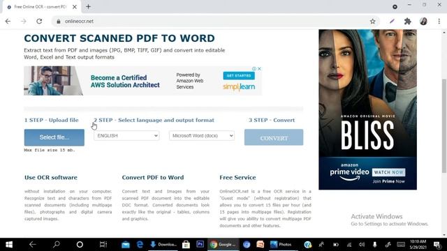 Free Online OCR JPEG to Word || How to convert PDF to Word || Tech With Priya