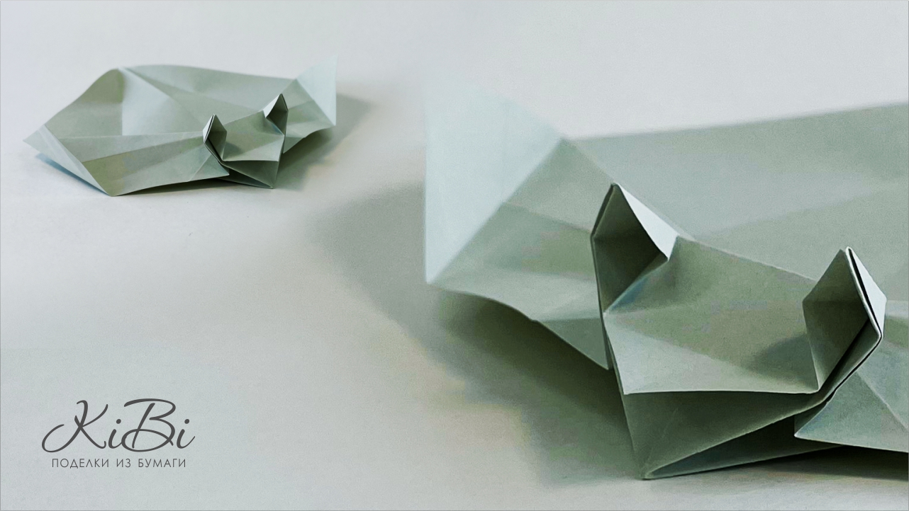 Оригами Летучая мышь | Поделки из бумаги своими руками | DIY