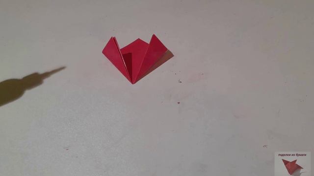 Цветок из бумаги.Оригами