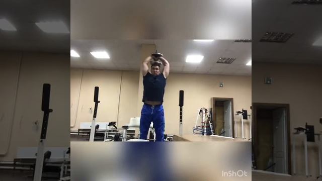 пробное видео. качаем трицепс!