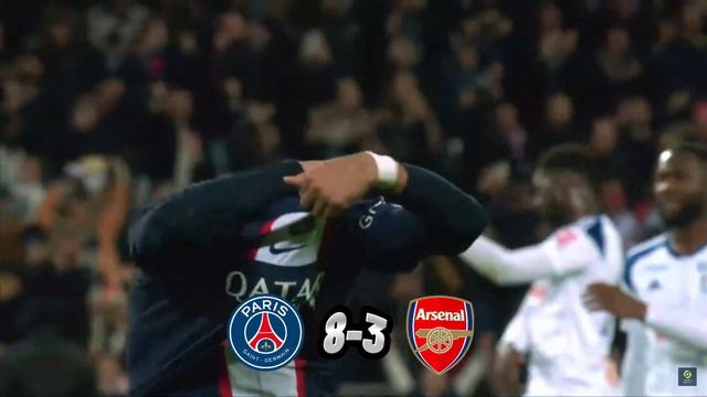 2023 PSG🆚2023 ARSENAL 🔥(Messi,Neymar,Mbappe🆚G.Jesus,Saka,Ødegaard)
