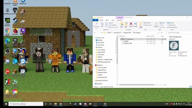 How to OPTIFINE ZOOM in Minecraft Bedrock! (Win 10 only) | XroixHD's FOV changer