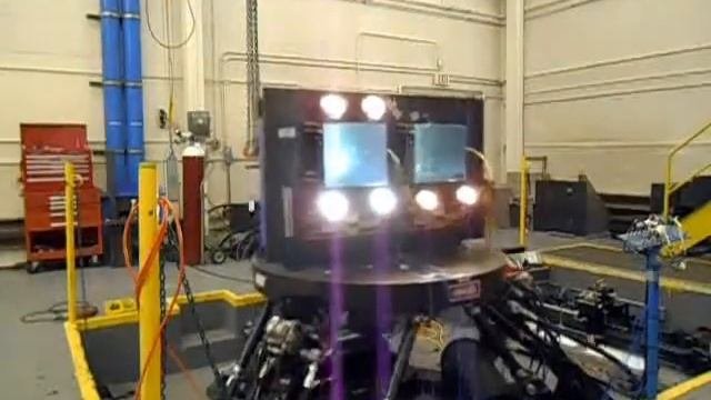 BIRNS Emergency Light Fixture-LED Seismic Testing