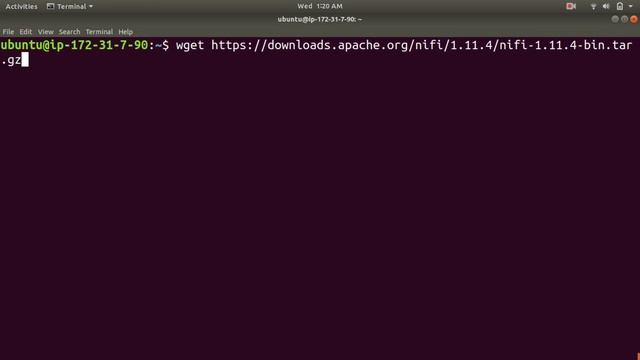 Apache Nifi Installation on Ubuntu - AWS EC2