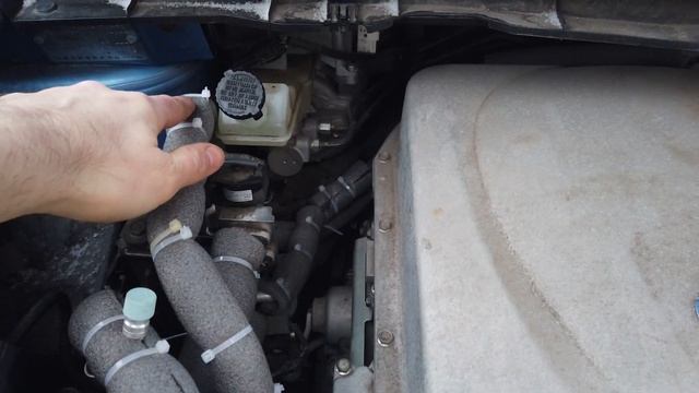 Утепление трубок теплового на Nissan leaf