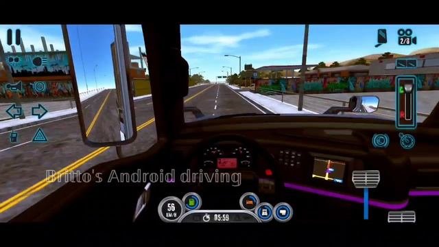 Truck Simulator USA Evolution-Gameplay(Volvo VNR With Cars Trailer And Police Chase In Snow Weather