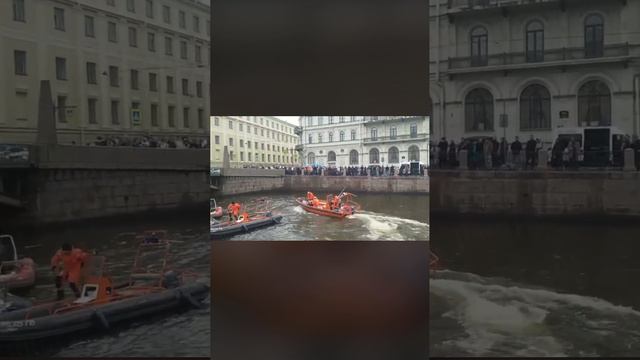 В Питере упал автобус в реку😳 спасатели дагестанцы