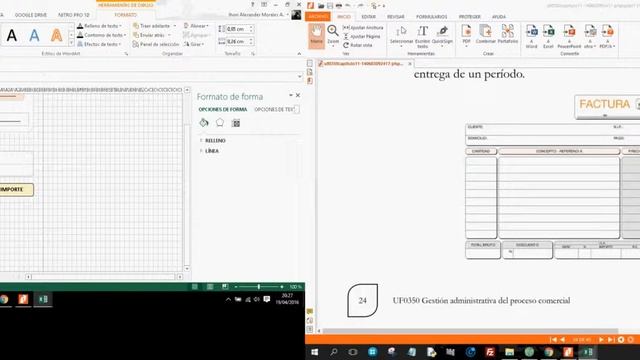 Como Crear Una Factura(Marino Talonario de Facturas A4...) En Excel