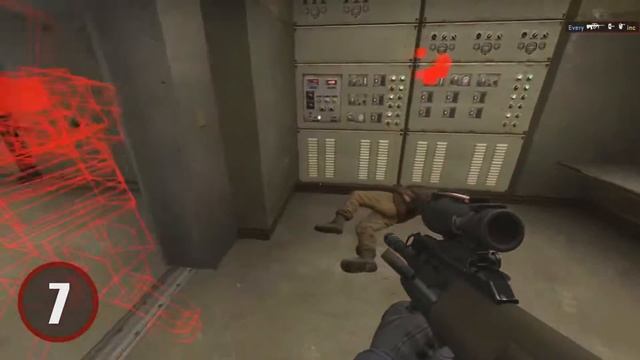 Топ 15 трюков на NUKE★ CS-GO