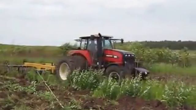 Офсетная дисковая борона Versatile SD1050 C трактором Versatile RC305