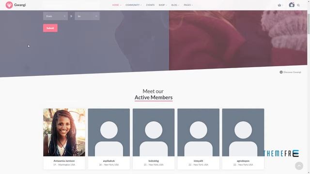 Gwangi - Dating and Matchmaking Community Theme        Ajibuq Alec