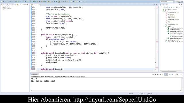 Java Tutorial (Advanced) #4 - Maus auslesen! (German/HD)