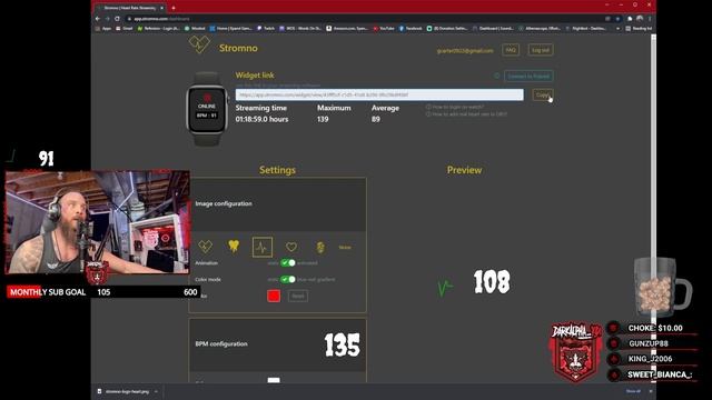 How to Add a Heart Rate Monitor to OBS