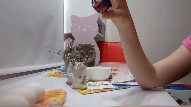 Сделала декупаж.  Что ещё сделать? С прошедшей Пасхой всех!