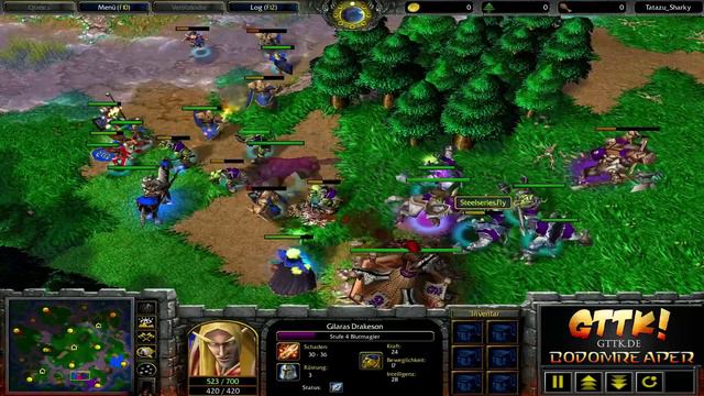 WarCraft 3 Replay Shoutcast Human vs Orc #18