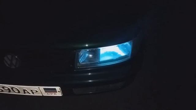 Разноцветные габаритные огни с пультом