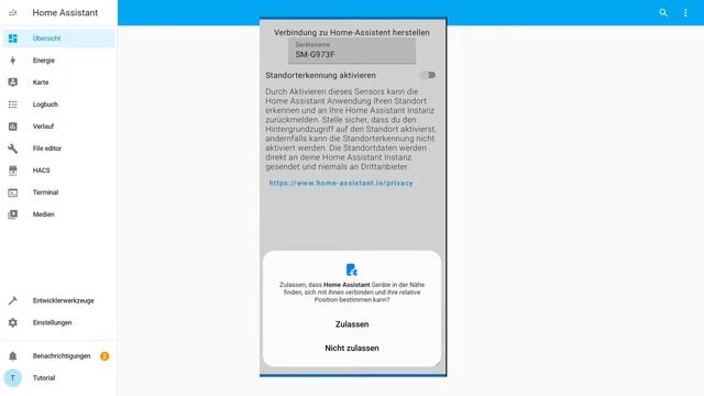 Home Assistant Companion App für Android Tutorial (deutsch) - Installation