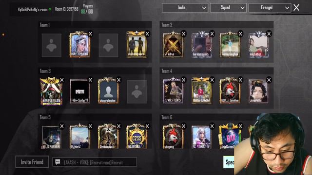 OPEN ROOM AT  1K LIKE   #pubg #pubgmobile #pubgm #mortal #scout #s8ul