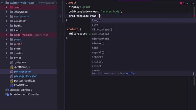React ile Twitter Klonu #11 - CSS Grid ile Tweet Komponenti