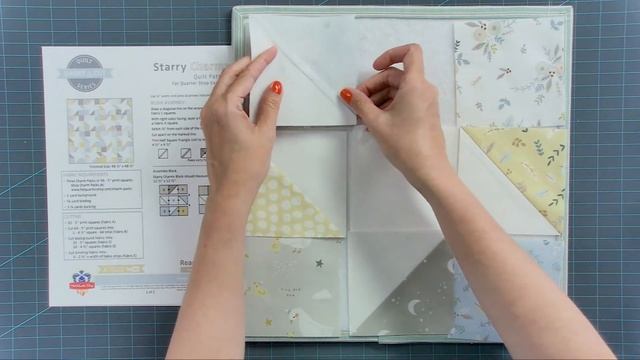 FREE Quilt Pattern for the PERFECT Baby Shower Gift! - Starry Charms Shortcut Quilt