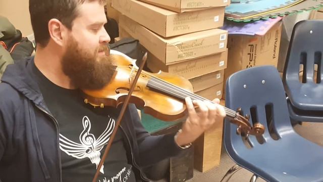 Three Antique violins played by Jeff Taylor - Stainer and Amati - "Rescued by Schnefsky" (#7 Amati)